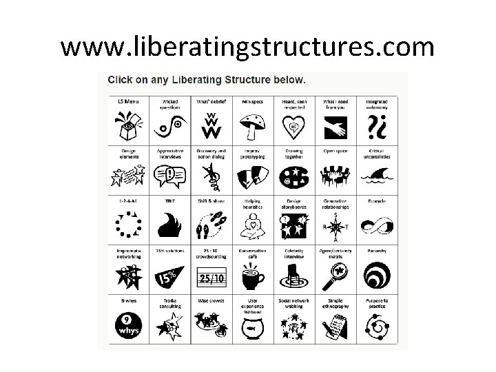 www. liberatingstructures. com 