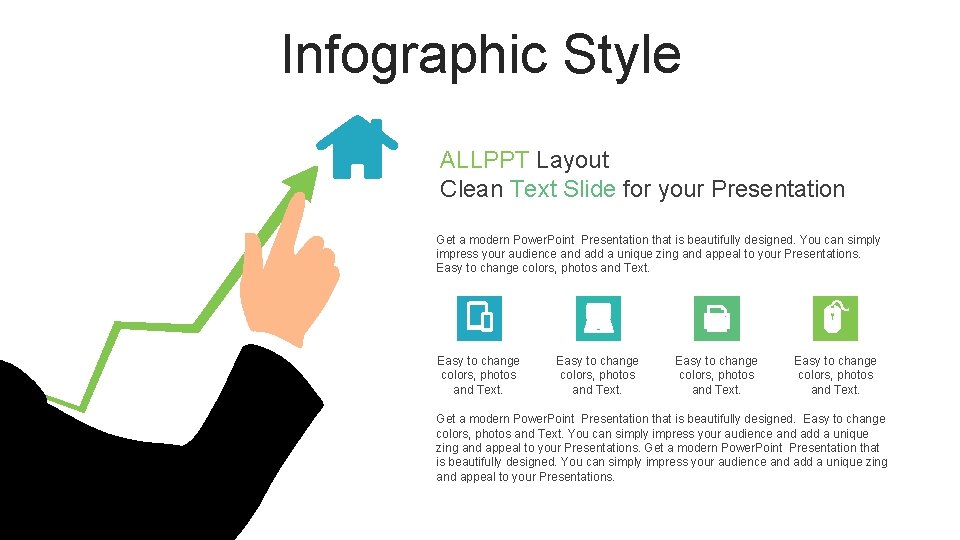 Infographic Style ALLPPT Layout Clean Text Slide for your Presentation Get a modern Power.