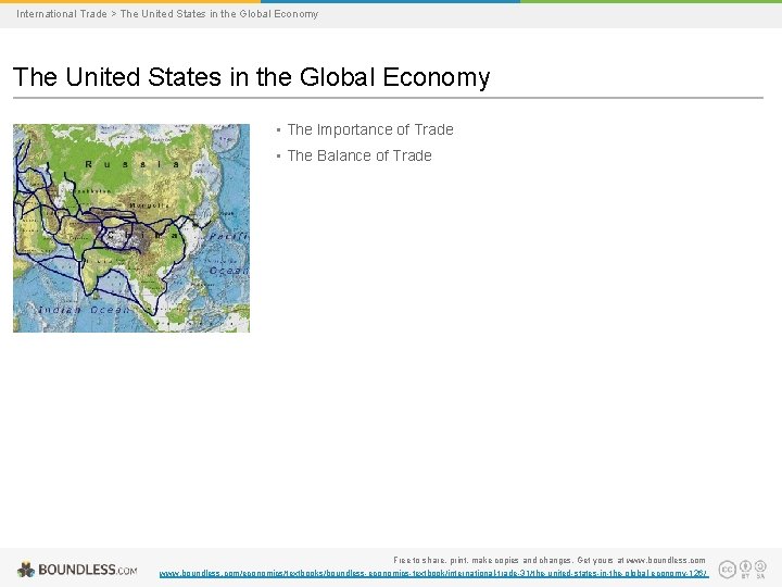 International Trade > The United States in the Global Economy • The Importance of