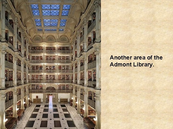 Another area of the Admont Library. 