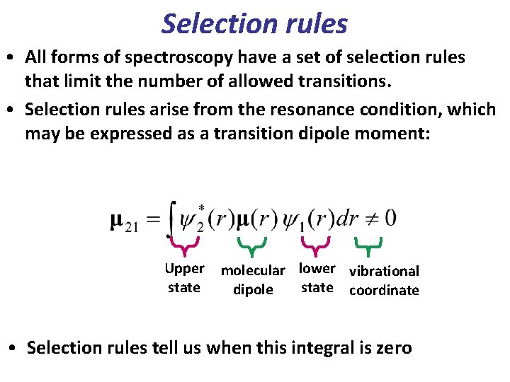 Chemistry 2 Lecture 6 Vibrational Spectroscopy Learning