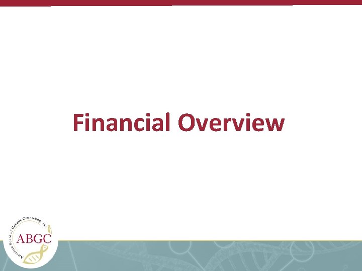 Financial Overview 