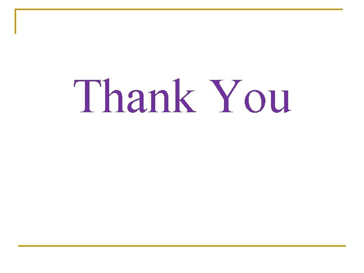 Thank You Thank You