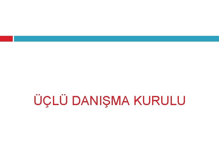 ÜÇLÜ DANIŞMA KURULU 