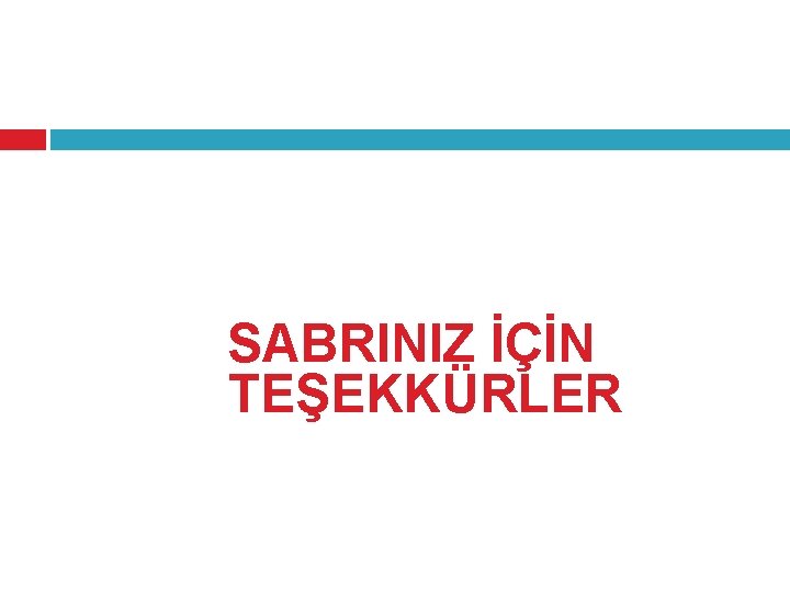 SABRINIZ İÇİN TEŞEKKÜRLER 