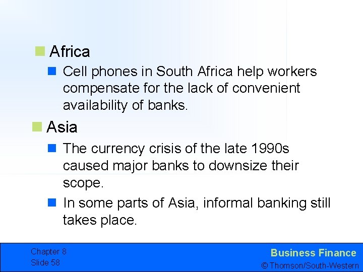 n Africa n Cell phones in South Africa help workers compensate for the lack