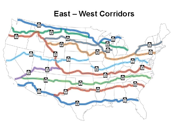 East – West Corridors 