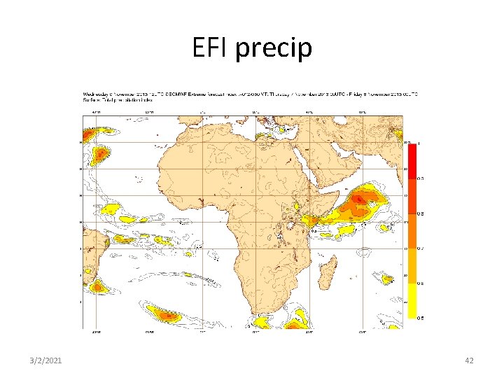 EFI precip 3/2/2021 42 