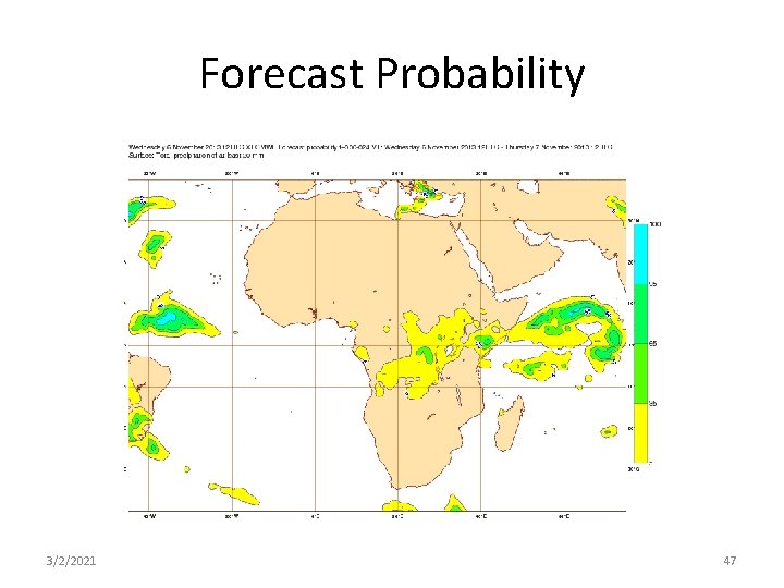Forecast Probability 3/2/2021 47 