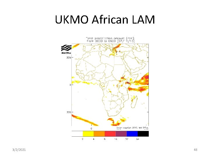 UKMO African LAM 3/2/2021 48 