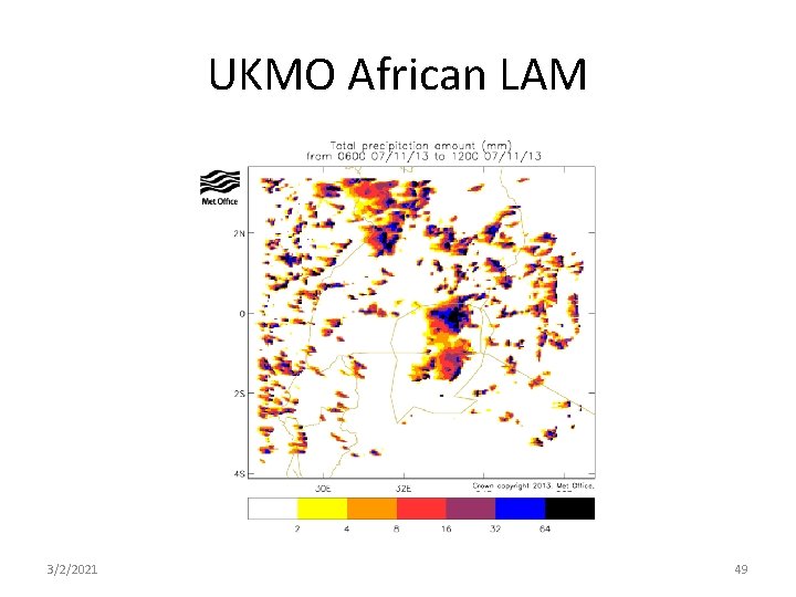 UKMO African LAM 3/2/2021 49 