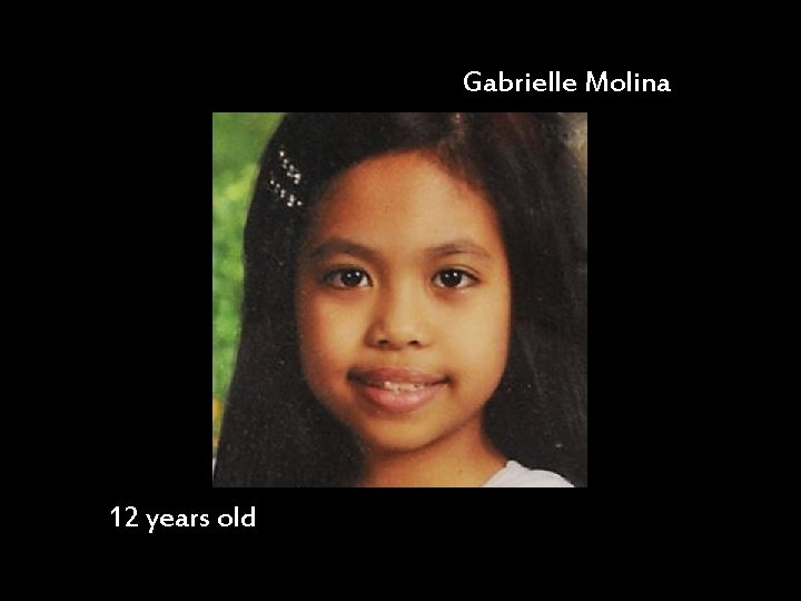 Gabrielle Molina 12 years old 