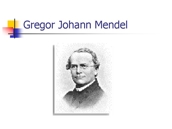 Gregor Johann Mendel 