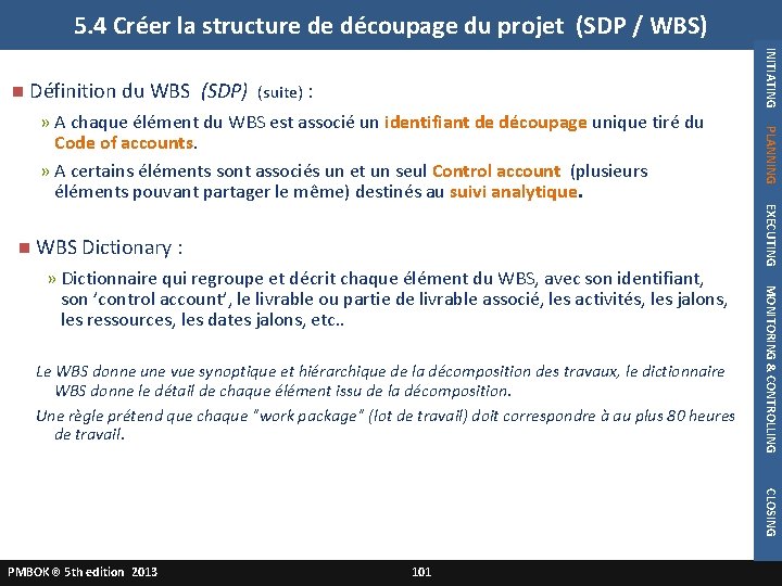 MANAGEMENT DU CONTENU DU PROJET Francois BUREAU Formation