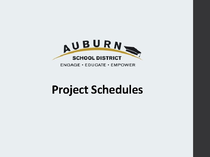 Project Schedules 