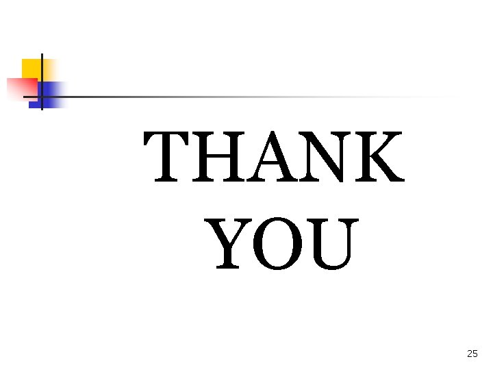 THANK YOU 25 