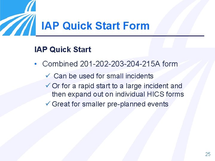 IAP Quick Start Form IAP Quick Start • Combined 201 -202 -203 -204 -215