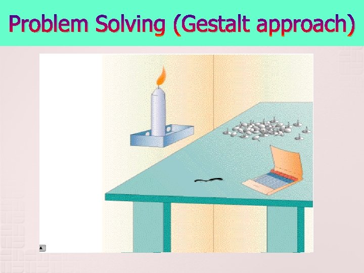 Problem Solving (Gestalt approach) Problem Solving (Gestalt approach)