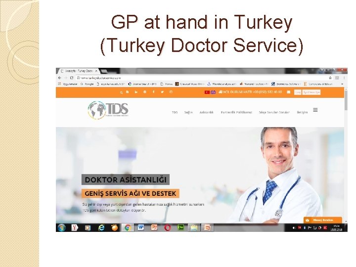 GP at hand in Turkey (Turkey Doctor Service) 