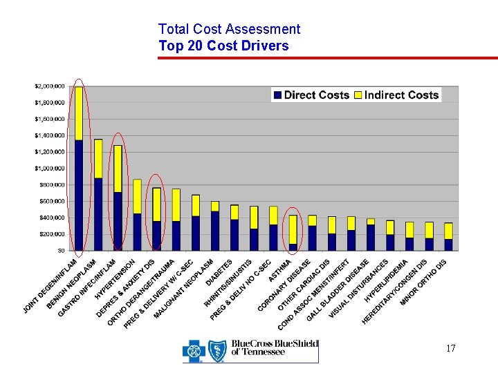 Total Cost Assessment Top 20 Cost Drivers 17 