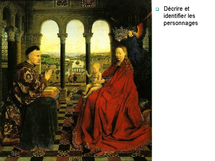 q Décrire et identifier les personnages 
