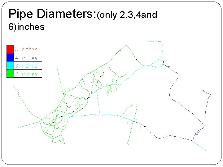 Pipe Diameters: (only 2, 3, 4 and 6)inches 