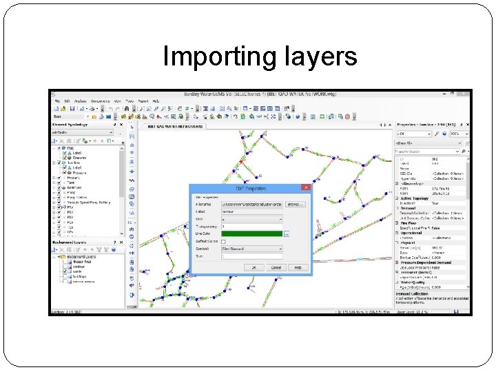 Importing layers 