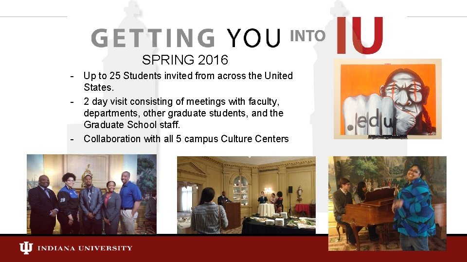 SPRING 2016 - Up to 25 Students invited from across the United States. -