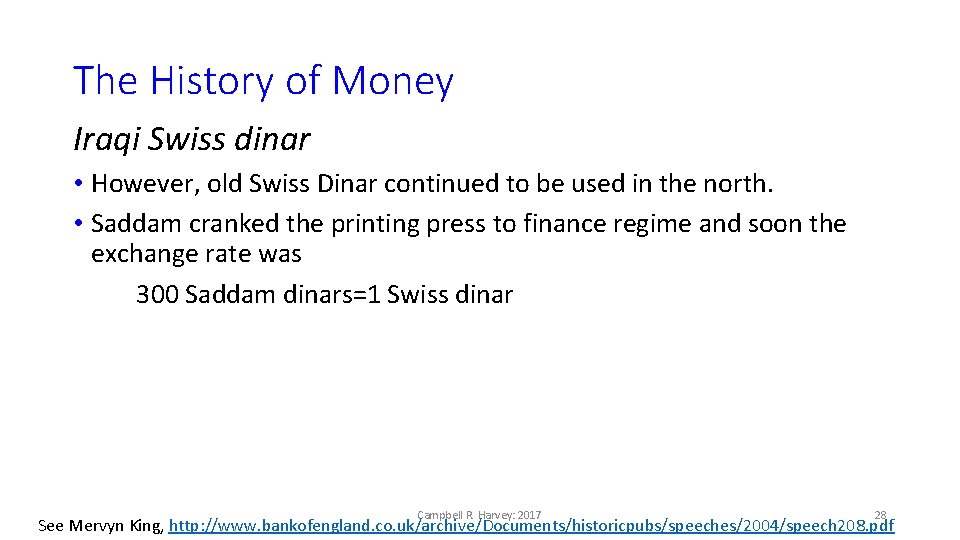 The History of Money Iraqi Swiss dinar • However, old Swiss Dinar continued to