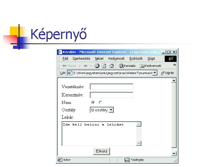 Képernyő Képernyő