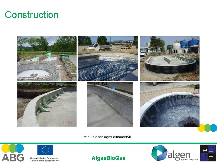 Construction http: //algaebiogas. eu/node/50 Algae. Bio. Gas 