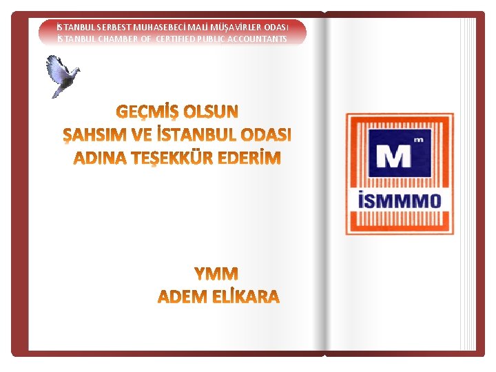 İSTANBUL SERBEST MUHASEBECİ MALİ MÜŞAVİRLER ODASI İSTANBUL CHAMBER OF CERTIFIED PUBLIC ACCOUNTANTS Giriş 