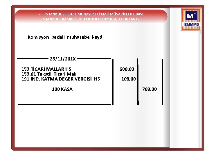  • İSTANBUL SERBEST MUHASEBECİ MALİ MÜŞAVİRLER ODASI İSTANBUL CHAMBER OF CERTIFIED PUBLIC ACCOUNTANTS