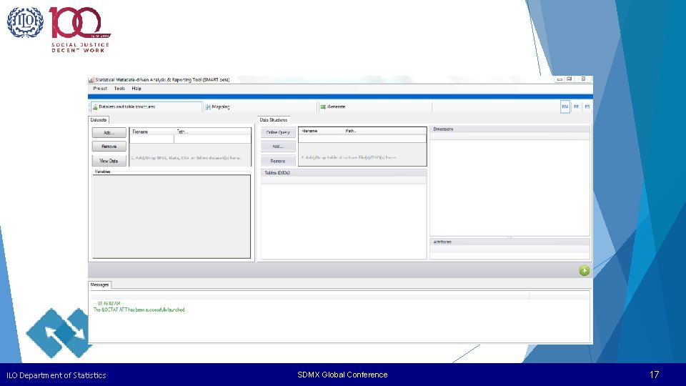 ILO Department of Statistics SDMX Global Conference 17 
