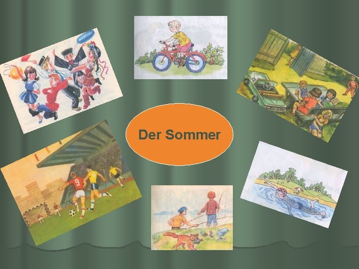 Die Jahreszeiten Der Herbst Der Sommer Der Winter