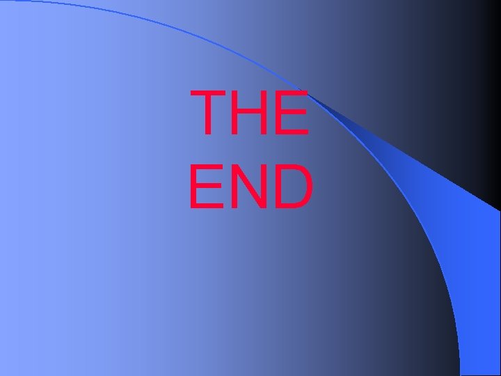 THE END 