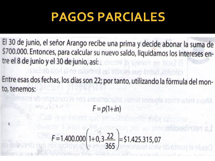 PAGOS PARCIALES 