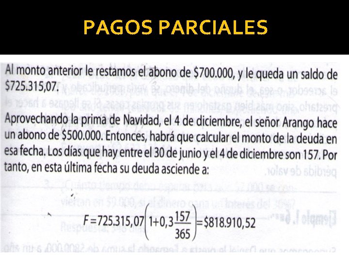 PAGOS PARCIALES 