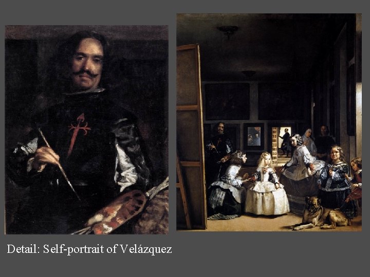 Detail: Self-portrait of Velázquez 