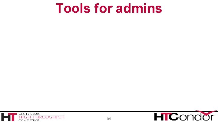 Tools for admins 89 