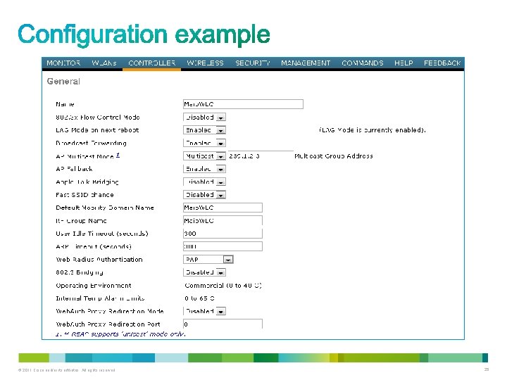 © 2011 Cisco and/or its affiliates. All rights reserved. 25 