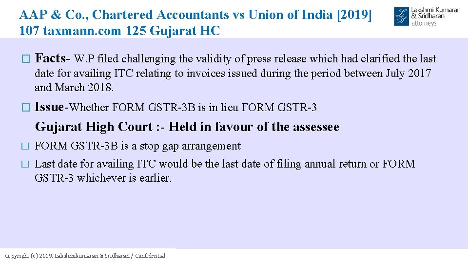 AAP & Co. , Chartered Accountants vs Union of India [2019] 107 taxmann. com