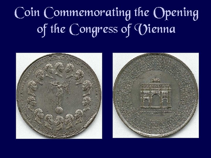 Coin Commemorating the Opening of the Congress of Vienna 