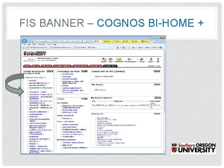 FIS BANNER – COGNOS BI-HOME + 