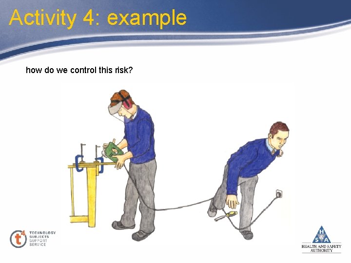 Activity 4: example how do we control this risk? 