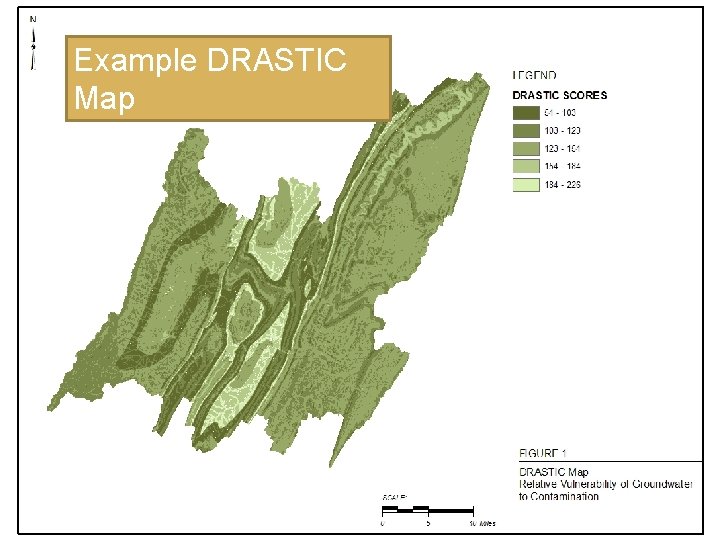 Example DRASTIC Map 