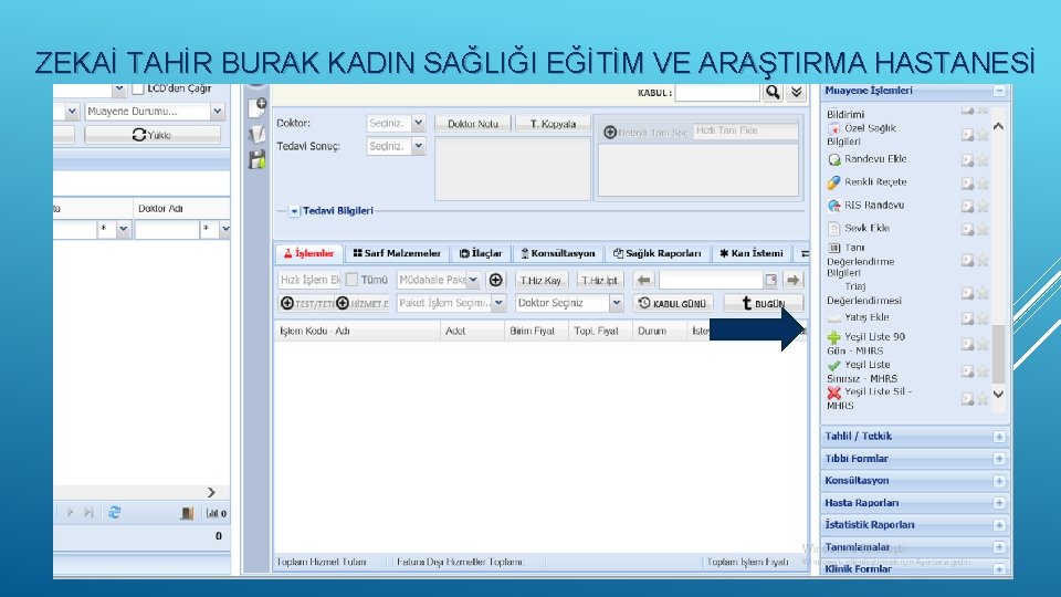 ZEKAİ TAHİR BURAK KADIN SAĞLIĞI EĞİTİM VE ARAŞTIRMA HASTANESİ 