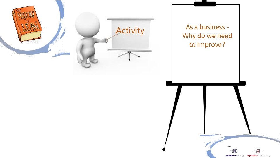 Activity As a business Why do we need to Improve? 