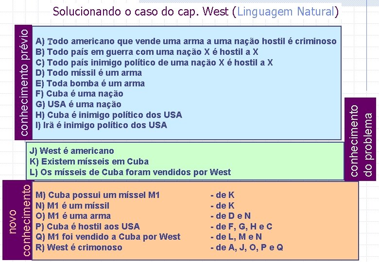 A) Todo americano que vende uma arma a uma nação hostil é criminoso B)