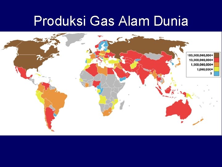 Produksi Gas Alam Dunia 